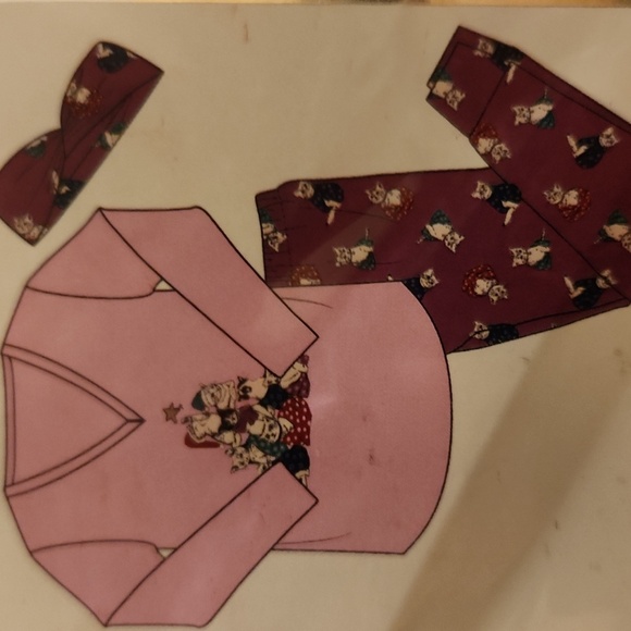 Simple Pleasure Cat Pajamas size XL set Cats NEW - Picture 1 of 6